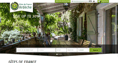 Desktop Screenshot of gites-de-france-ardeche.com